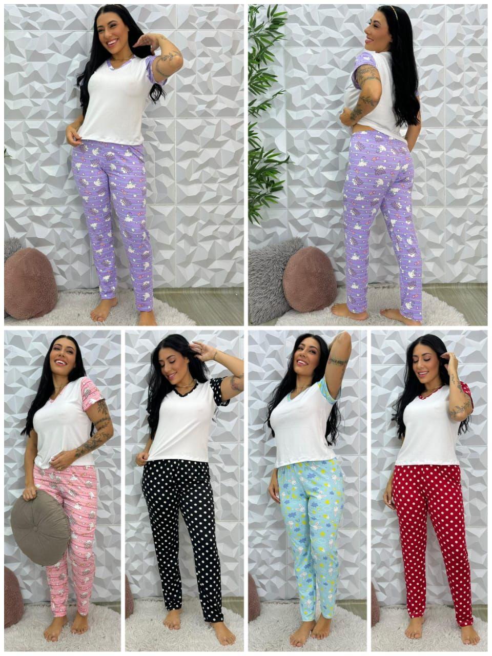Pijama manga curta Pijama manga curta